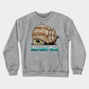 Hermit Cat Crewneck Sweatshirt